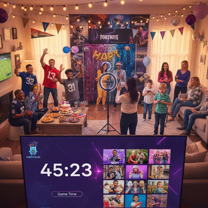 Artistic visualization of unlimited theme combinations